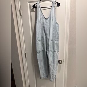 Free People denim overalls new xs